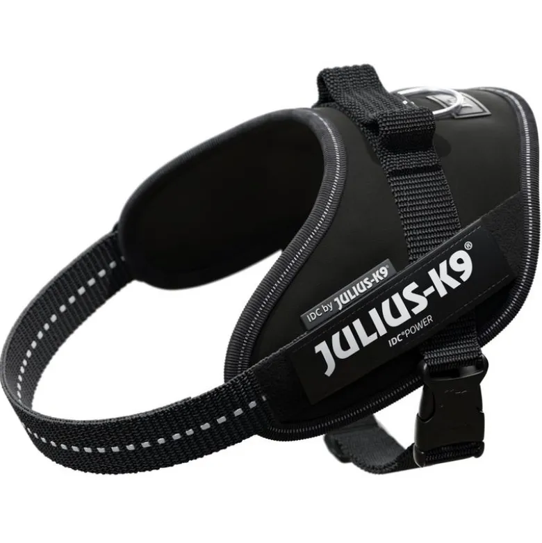 JULIUS-K9 IDC® Power -koiranvaljaat, musta