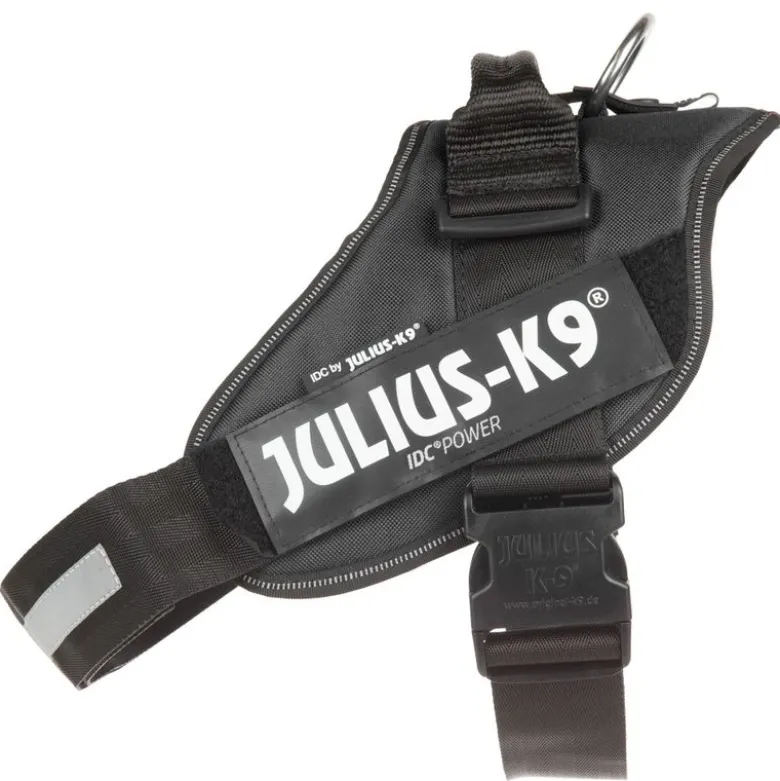 JULIUS-K9 IDC® Power -koiranvaljaat, musta