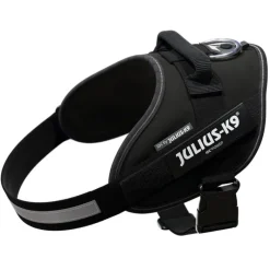 JULIUS-K9 IDC® Power -koiranvaljaat, musta