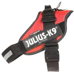 JULIUS-K9 IDC® Power -koiranvaljaat, punainen