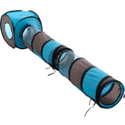 Kissan lelupaketti: Connect 2in1 -tunneli + höyhenkeppi + pallot & hiiret