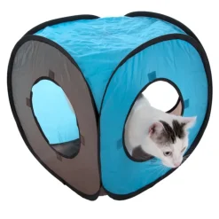 Kissan lelupaketti: Connect 2in1 -tunneli + höyhenkeppi + pallot & hiiret