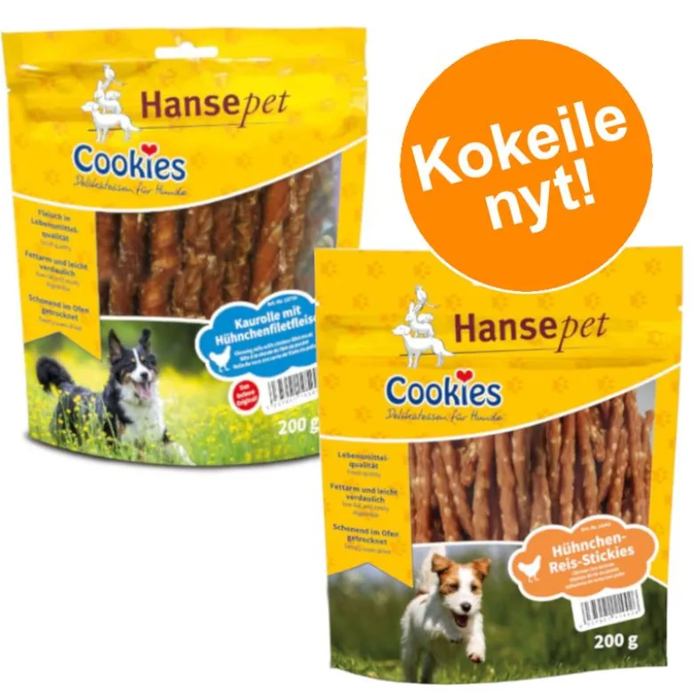 Kokeilupakkaus: Cookies Delikatess -kanafiletikut & -kana-riisitikut