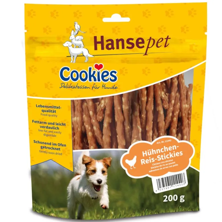 Kokeilupakkaus: Cookies Delikatess -kanafiletikut & -kana-riisitikut
