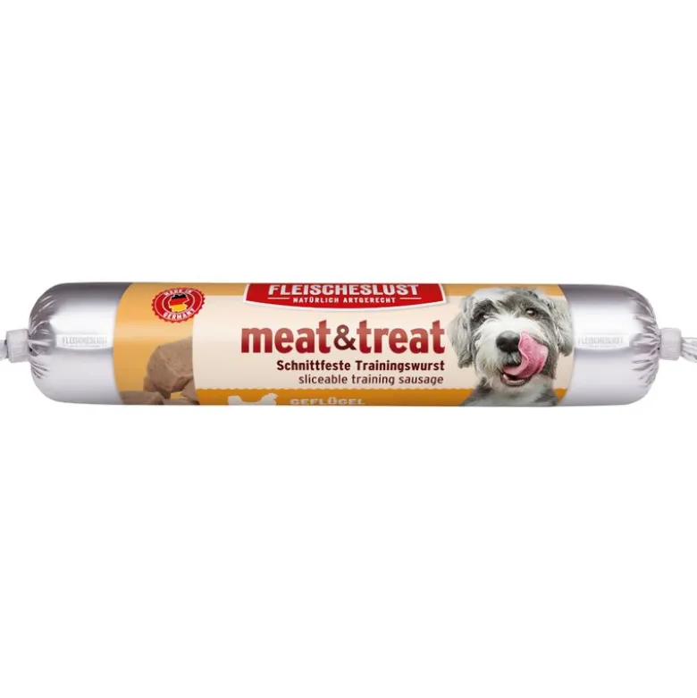 KONG Classic + 80 g Fleischeslust meat & treat -treenimakkara kaupan päälle!