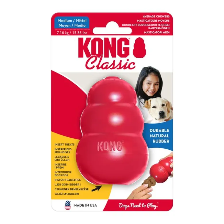 KONG Classic + 80 g Fleischeslust meat & treat -treenimakkara kaupan päälle!