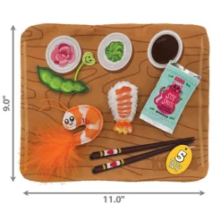 KONG Pull-A-Partz Sushi -kissanlelu