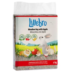 Lillebro-niittyheinää omenan, voikukan tai porkkanan kera