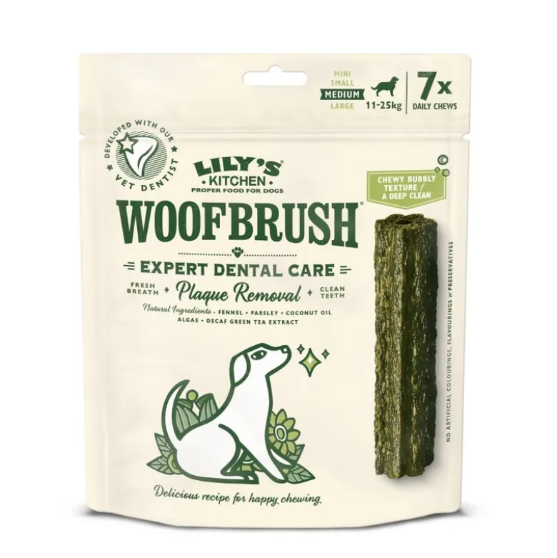 Lily's Kitchen Woofbrush Dental Sticks keskikokoisille koirille