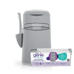 LitterLocker by Litter Genie® Easy Roll -kissanhiekkaroskis, harmaa