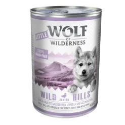 Little Wolf of Wilderness -säästöpakkaus 12 x 400 g