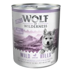 Little Wolf of Wilderness -säästöpakkaus 12 x 800 g
