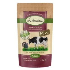 Lukullus Naturkost Adult Mini viljaton 6 x 150 g