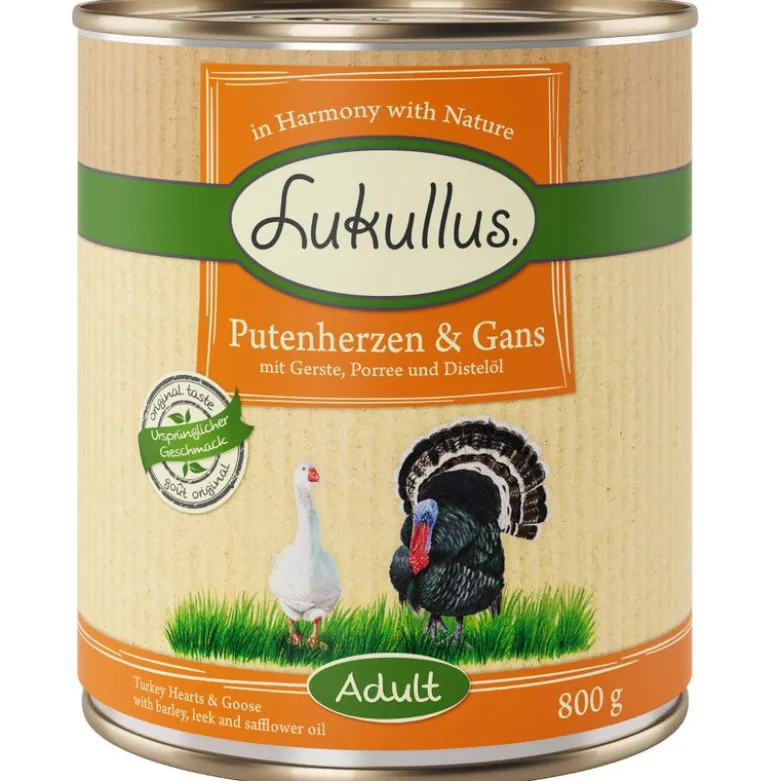 Lukullus Naturkost kalkkunansydän & hanhi