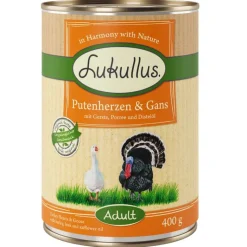 Lukullus Naturkost kalkkunansydän & hanhi