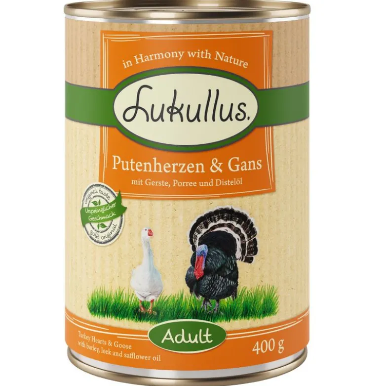 Lukullus Naturkost kalkkunansydän & hanhi