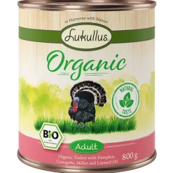 Lukullus Organic Adult kalkkuna & kesäkurpitsa (gluteeniton)