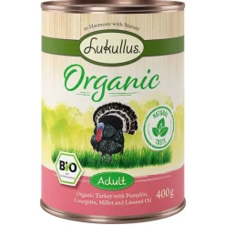 Lukullus Organic Adult kalkkuna & kesäkurpitsa (gluteeniton)