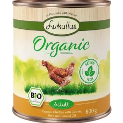 Lukullus Organic Adult kana & porkkana (gluteeniton)