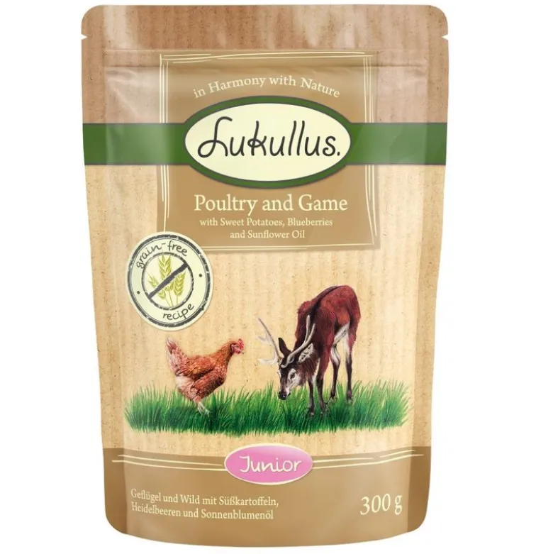 Lukullus Pouches -megapakkaus 48 x 300 g