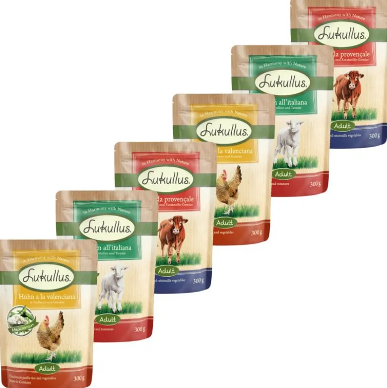 Lukullus Pouches -megapakkaus 48 x 300 g