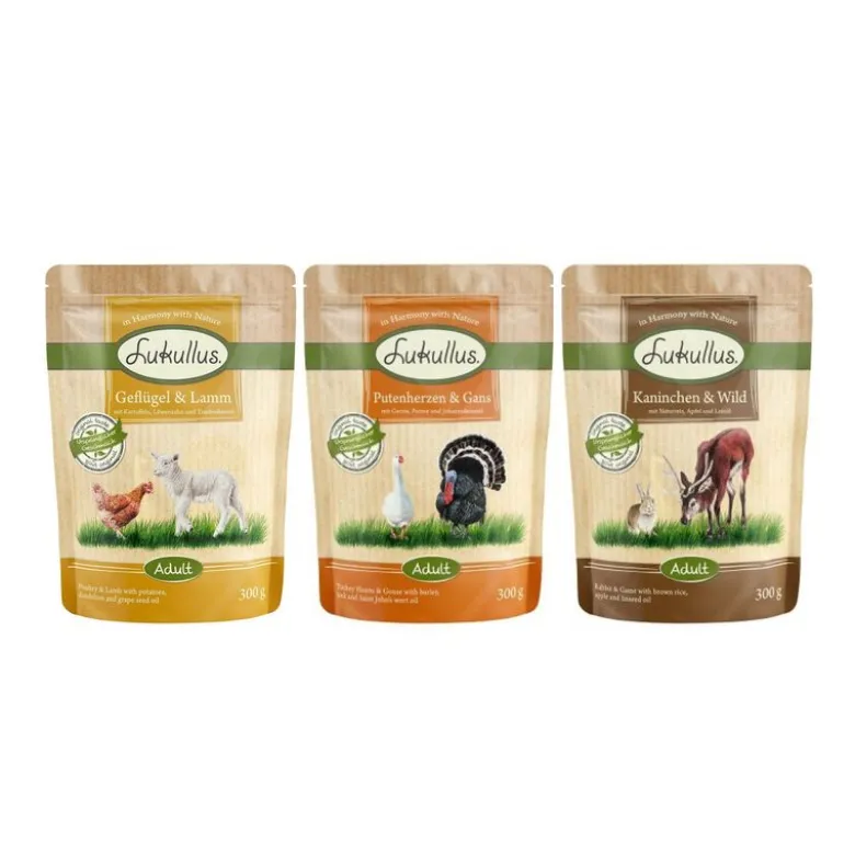 Lukullus Pouches -megapakkaus 48 x 300 g