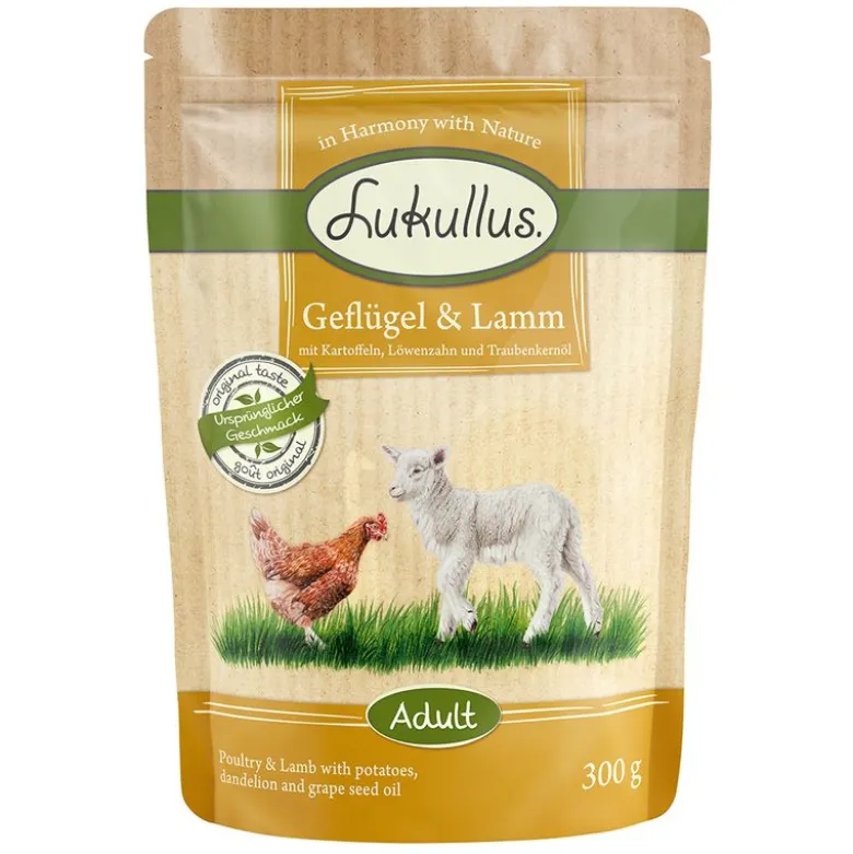 Lukullus Pouches -megapakkaus 48 x 300 g