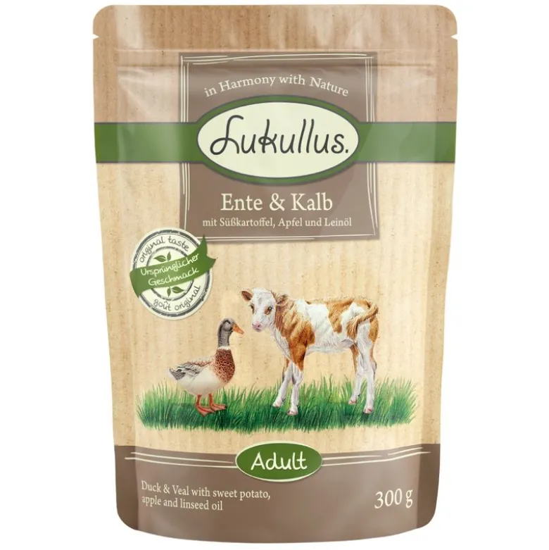 Lukullus Pouches -megapakkaus 48 x 300 g
