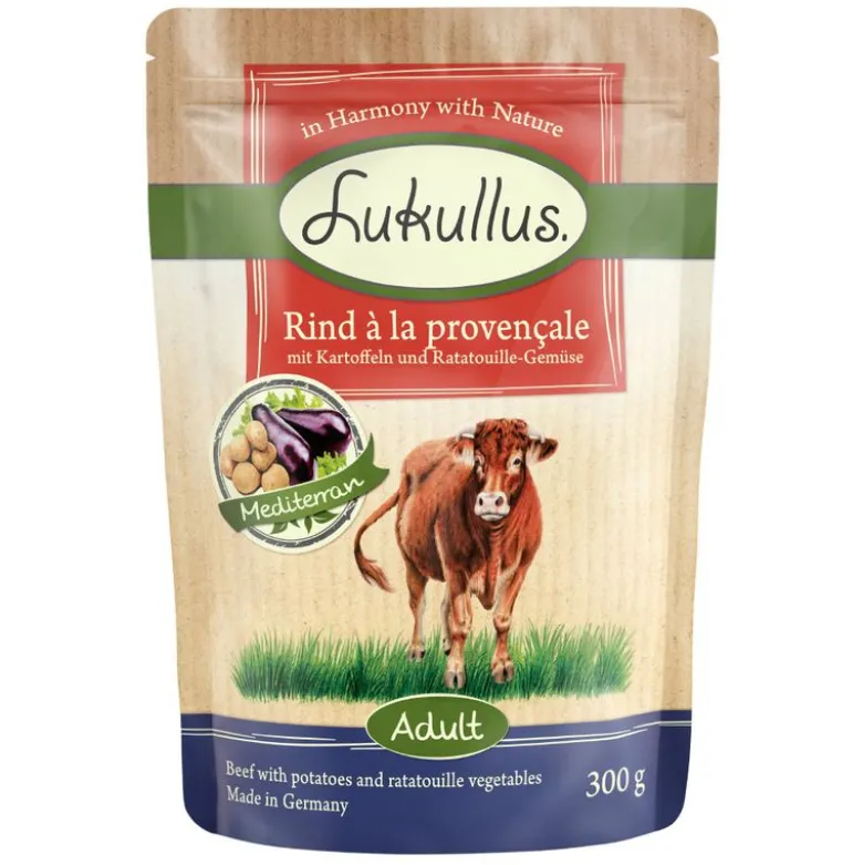 Lukullus Pouches -megapakkaus 48 x 300 g