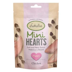 Lukullus Puppy Mini Hearts kana (viljaton)