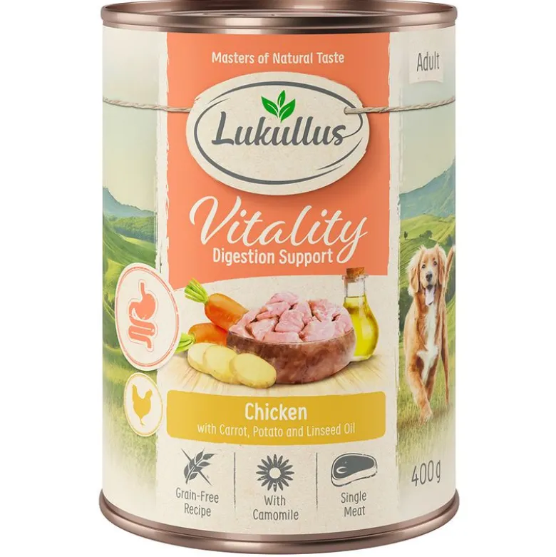 Lukullus Vitality Ruoansulatus: Kana (viljaton)