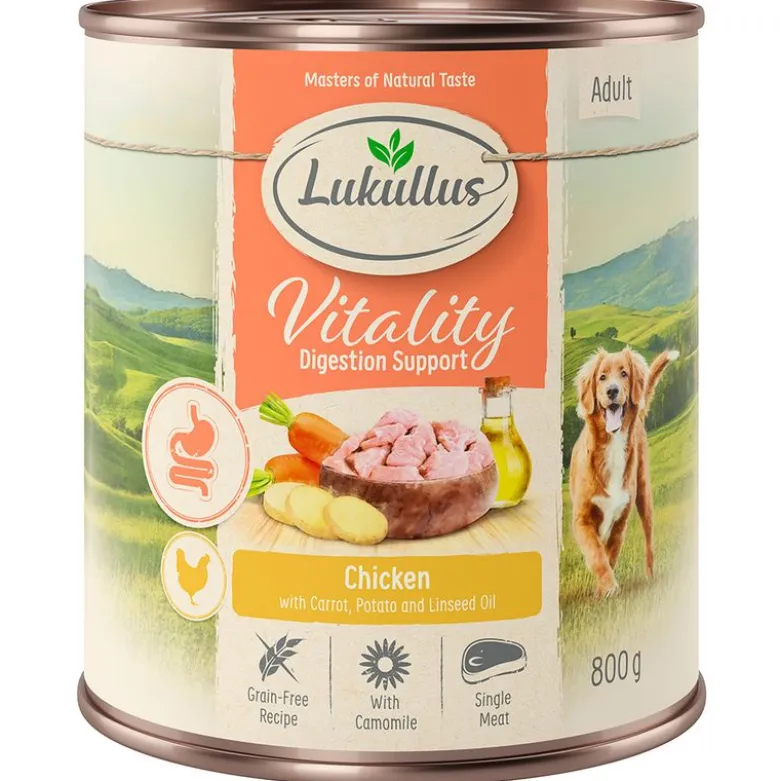 Lukullus Vitality Ruoansulatus: Kana (viljaton)