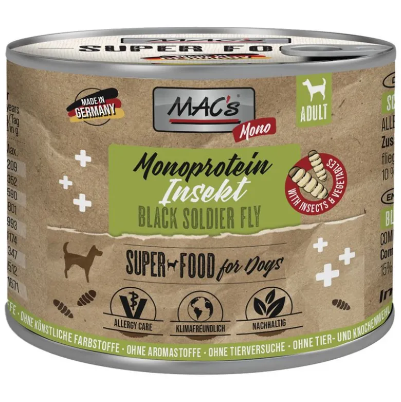MAC's Monoprotein Insects & Superfood -säästöpakkaus 24 x 180 g