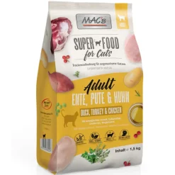 MAC's Superfood for Cats Adult Duck, Turkey & Chicken