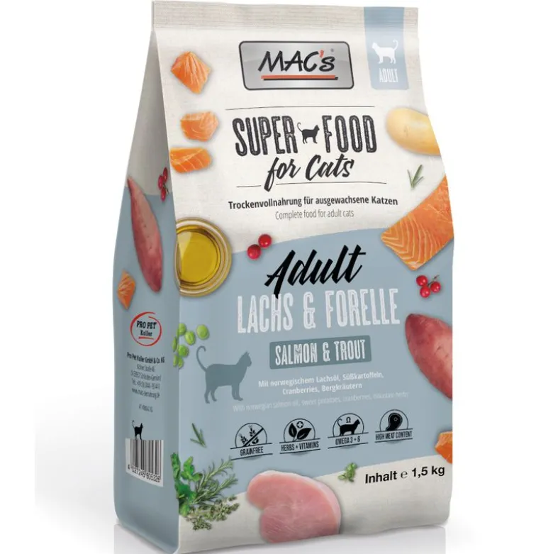 MAC's Superfood for Cats Adult Salmon & Trout