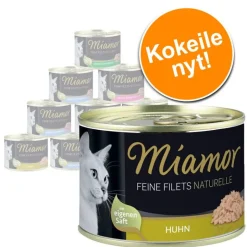 Miamor Fine Filets Naturelle -kokeilupakkaus 12 x 156 g
