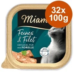 Miamor Fine Filets 32 x 100 g -säästöpakkaus
