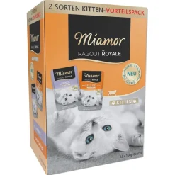 Miamor Ragout Royale in Jelly Kitten -lajitelma naudanliha + siipikarja hyytelössä