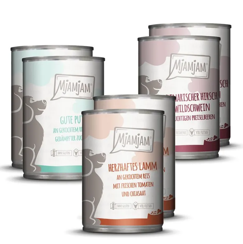 MjAMjAM Adult Dog -säästöpakkaus 24 x 400 g