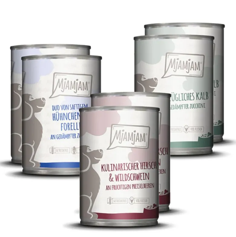 MjAMjAM Adult Dog -säästöpakkaus 24 x 400 g