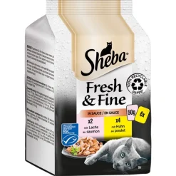 Multipack Sheba Fresh & Fine tuorepussit 6 x 50 g