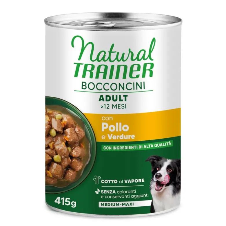 Natural Trainer Bocconcini Adult Medium & Maxi Chunks -säästöpakkaus 2 x 415 g