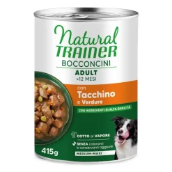 Natural Trainer Bocconcini Adult Medium & Maxi Chunks -säästöpakkaus 2 x 415 g