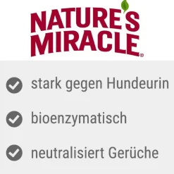 Nature's Miracle Koiran virtsan tahran- ja hajunpoistoaine