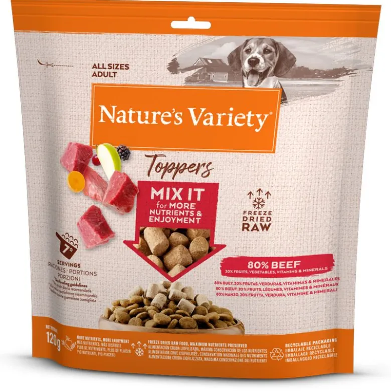 Nature's Variety Toppers pakastekuivattu täydennys