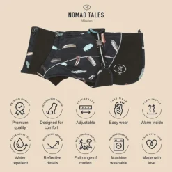 Nomad Tales Bloom Midnight -koiran takki