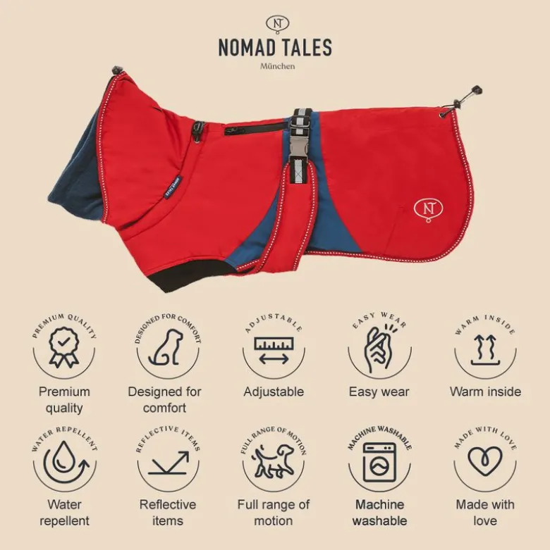 Nomad Tales Bloom Sunset -koiran takki