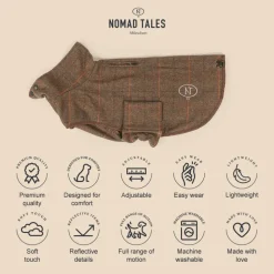 Nomad Tales Bloom Tartan -koirantakki