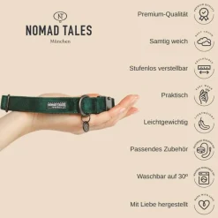 Nomad Tales Blush -kaulapanta, emerald