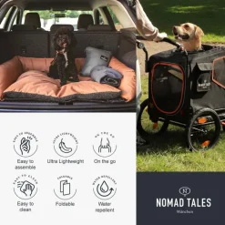 Nomad Tales -kokoontaitettava koiranhäkki